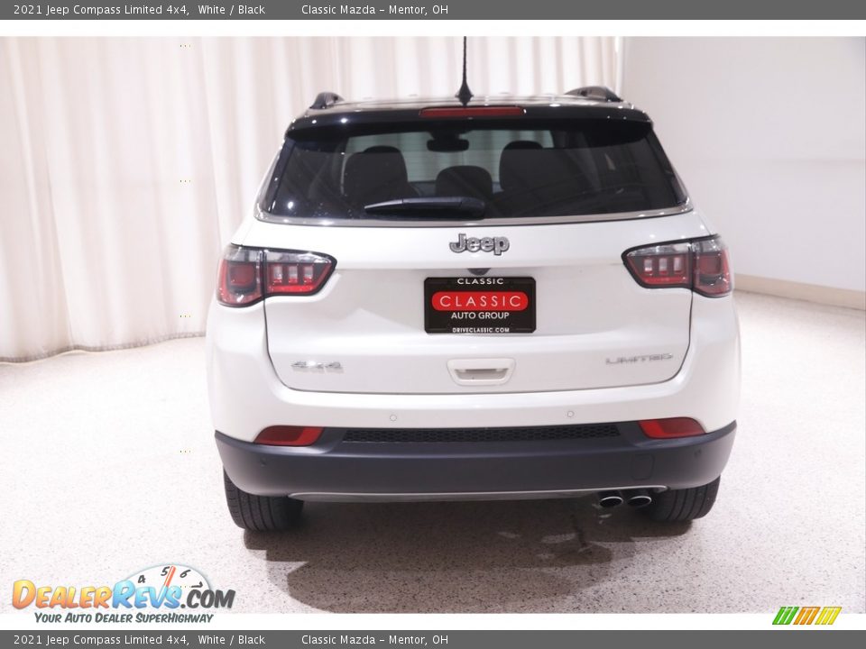 2021 Jeep Compass Limited 4x4 White / Black Photo #20