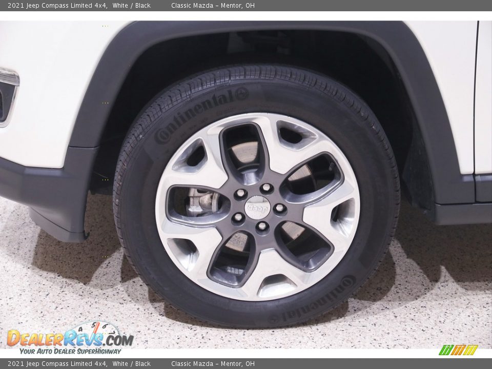 2021 Jeep Compass Limited 4x4 White / Black Photo #22