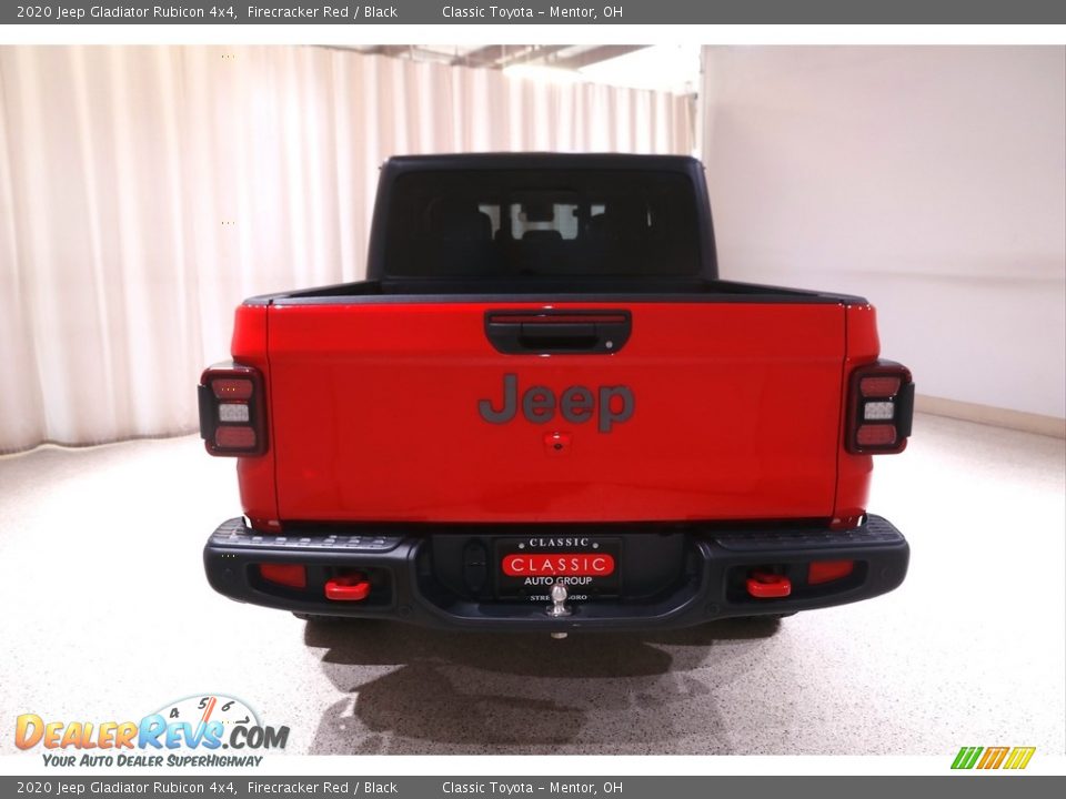 2020 Jeep Gladiator Rubicon 4x4 Firecracker Red / Black Photo #21