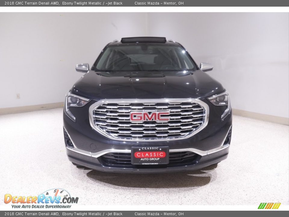 2018 GMC Terrain Denali AWD Ebony Twilight Metallic / ­Jet Black Photo #2