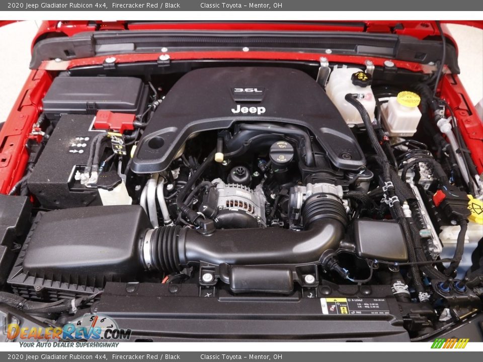 2020 Jeep Gladiator Rubicon 4x4 Firecracker Red / Black Photo #22