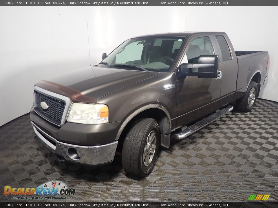 2007 Ford F150 XLT SuperCab 4x4 Dark Shadow Grey Metallic / Medium/Dark Flint Photo #7