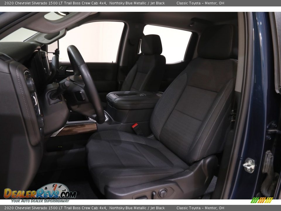 Front Seat of 2020 Chevrolet Silverado 1500 LT Trail Boss Crew Cab 4x4 Photo #5