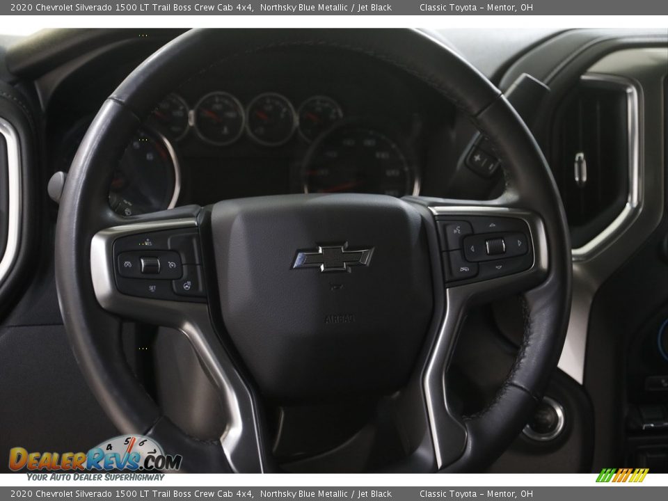 2020 Chevrolet Silverado 1500 LT Trail Boss Crew Cab 4x4 Northsky Blue Metallic / Jet Black Photo #8
