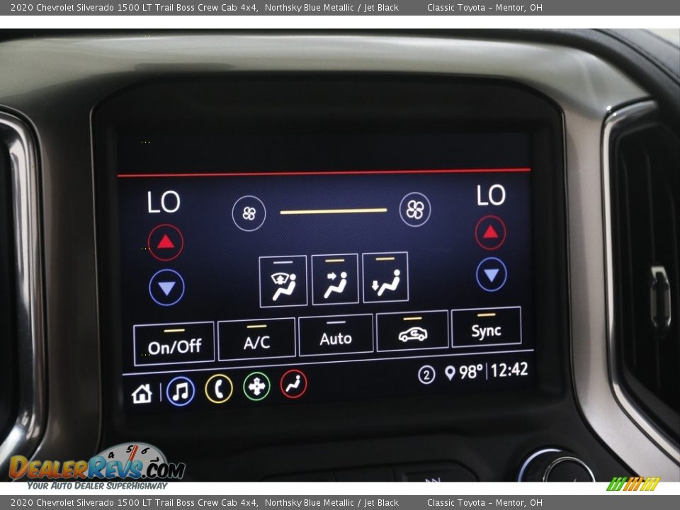 2020 Chevrolet Silverado 1500 LT Trail Boss Crew Cab 4x4 Northsky Blue Metallic / Jet Black Photo #13