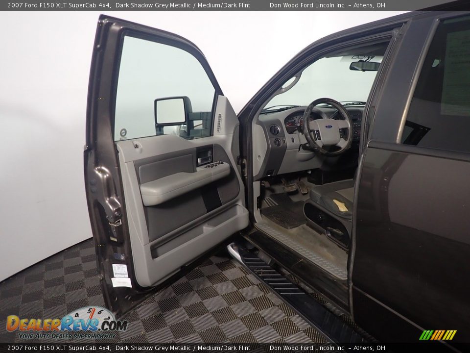 2007 Ford F150 XLT SuperCab 4x4 Dark Shadow Grey Metallic / Medium/Dark Flint Photo #16