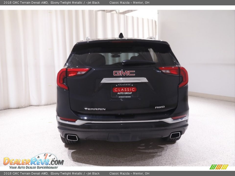 2018 GMC Terrain Denali AWD Ebony Twilight Metallic / ­Jet Black Photo #20