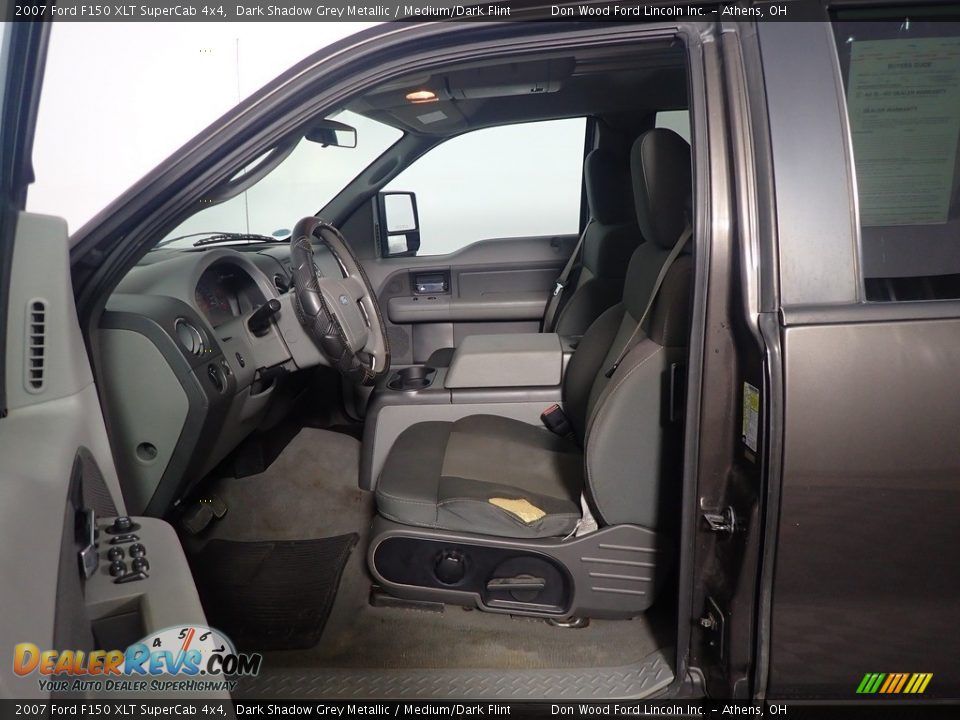 2007 Ford F150 XLT SuperCab 4x4 Dark Shadow Grey Metallic / Medium/Dark Flint Photo #18
