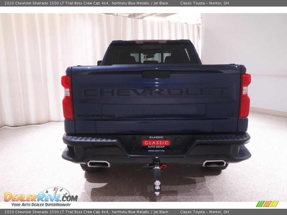 2020 Chevrolet Silverado 1500 LT Trail Boss Crew Cab 4x4 Northsky Blue Metallic / Jet Black Photo #20