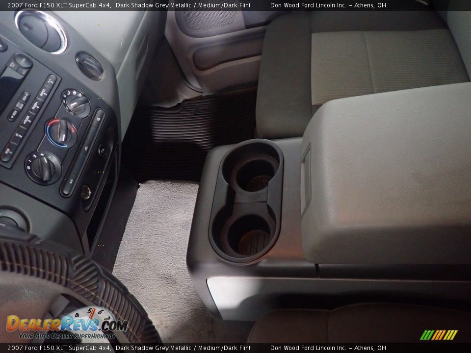 2007 Ford F150 XLT SuperCab 4x4 Dark Shadow Grey Metallic / Medium/Dark Flint Photo #25