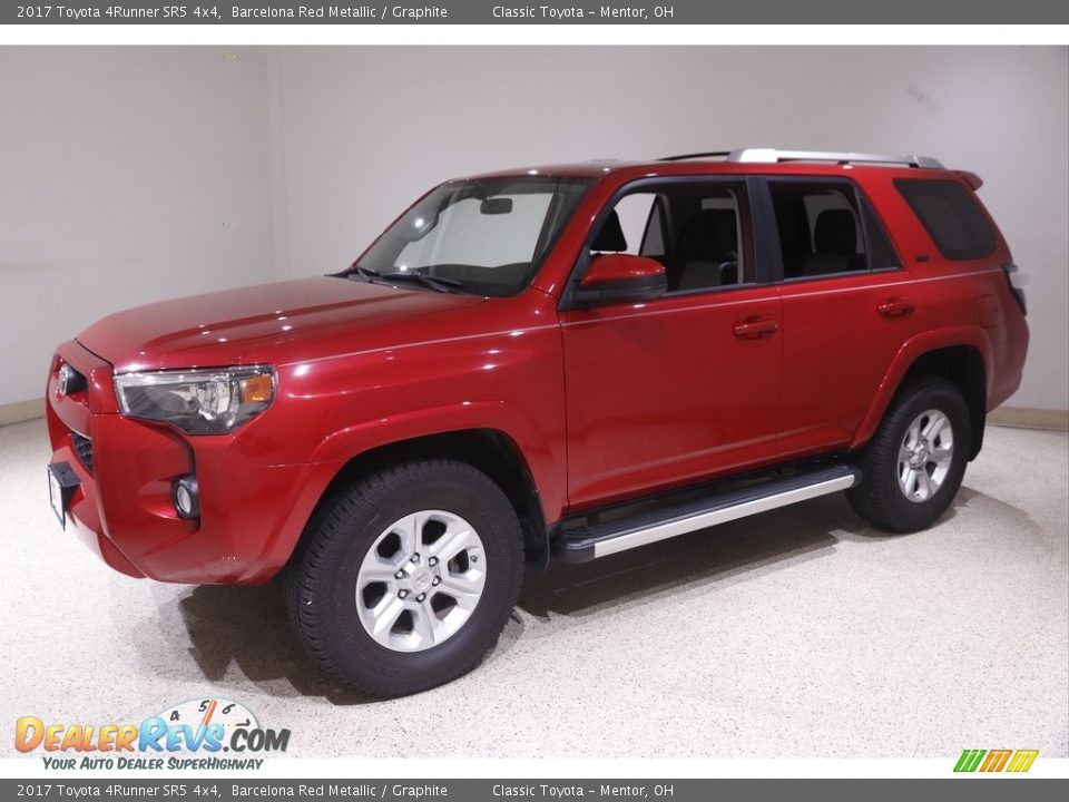 2017 Toyota 4Runner SR5 4x4 Barcelona Red Metallic / Graphite Photo #3