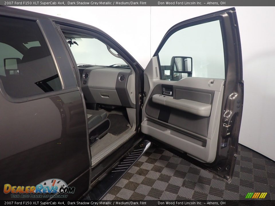 2007 Ford F150 XLT SuperCab 4x4 Dark Shadow Grey Metallic / Medium/Dark Flint Photo #27