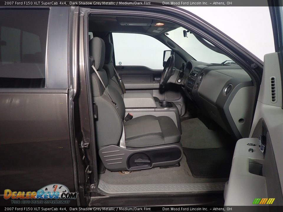 2007 Ford F150 XLT SuperCab 4x4 Dark Shadow Grey Metallic / Medium/Dark Flint Photo #28