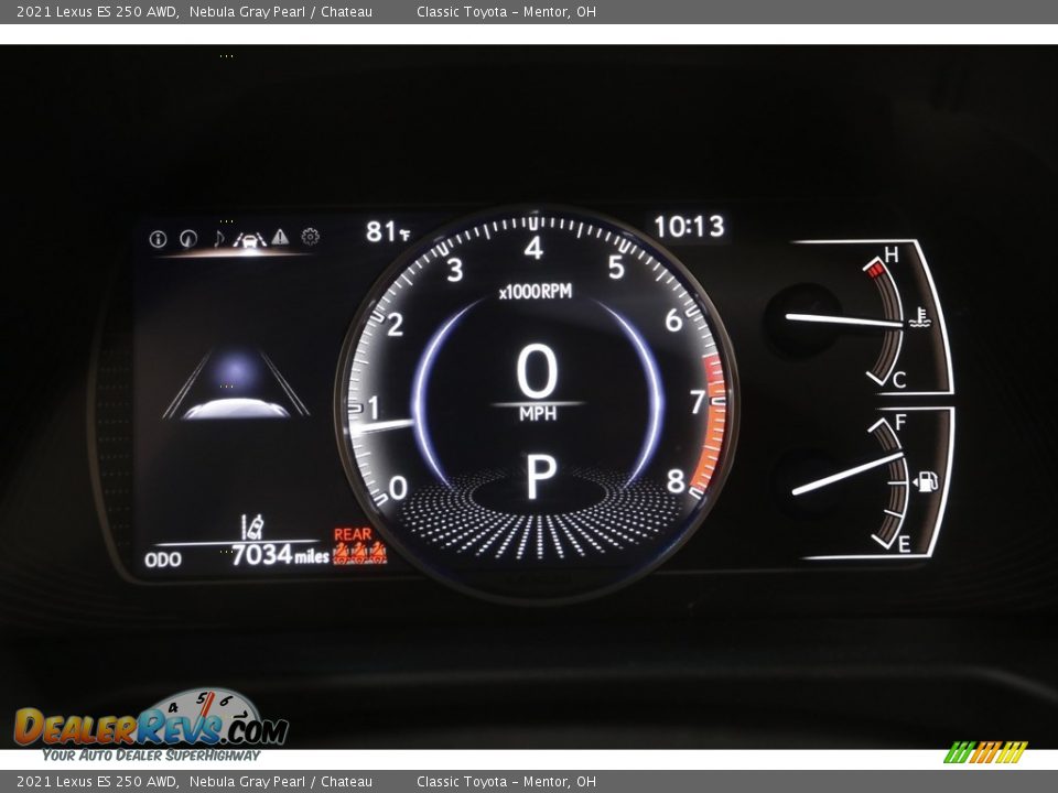 2021 Lexus ES 250 AWD Nebula Gray Pearl / Chateau Photo #7