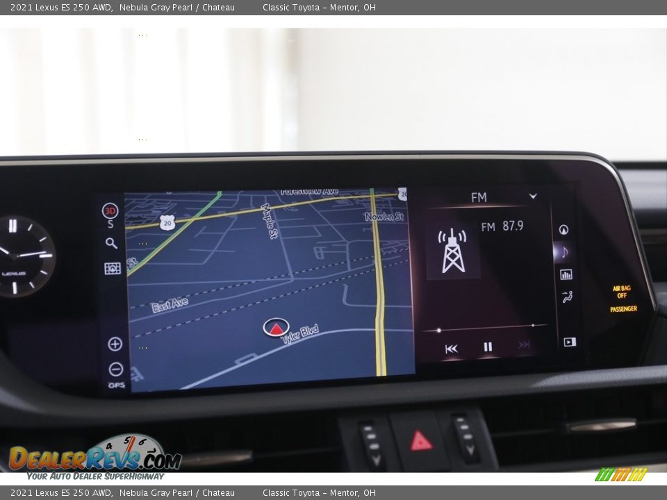 2021 Lexus ES 250 AWD Nebula Gray Pearl / Chateau Photo #10