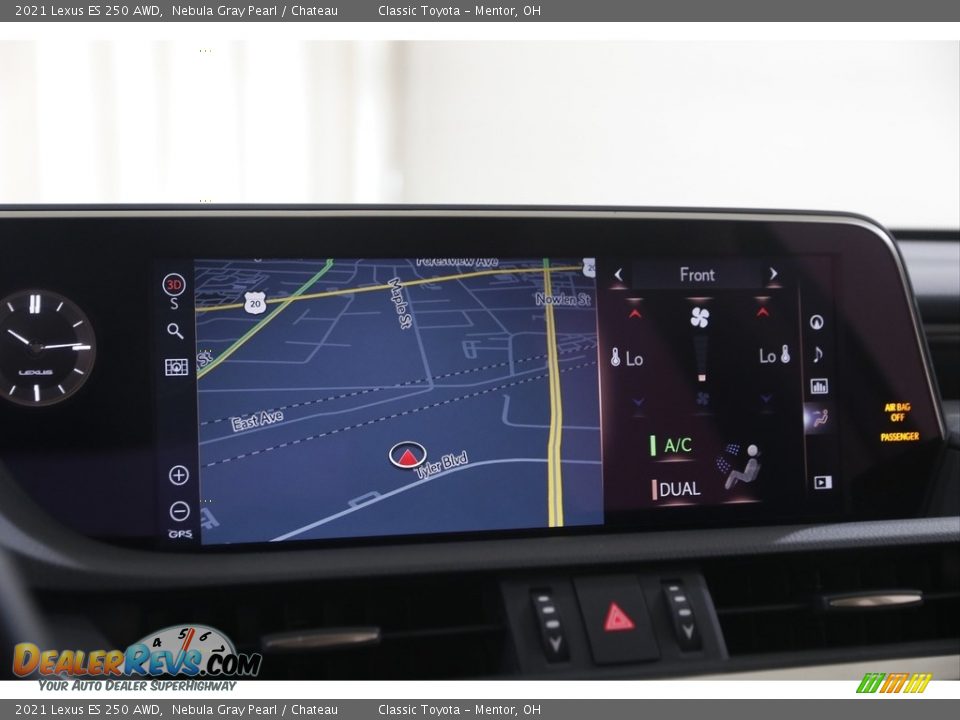 2021 Lexus ES 250 AWD Nebula Gray Pearl / Chateau Photo #12