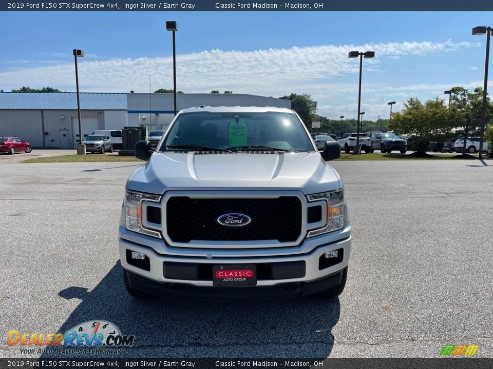 2019 Ford F150 STX SuperCrew 4x4 Ingot Silver / Earth Gray Photo #2