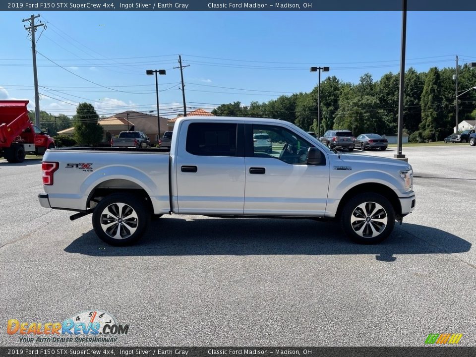 2019 Ford F150 STX SuperCrew 4x4 Ingot Silver / Earth Gray Photo #4