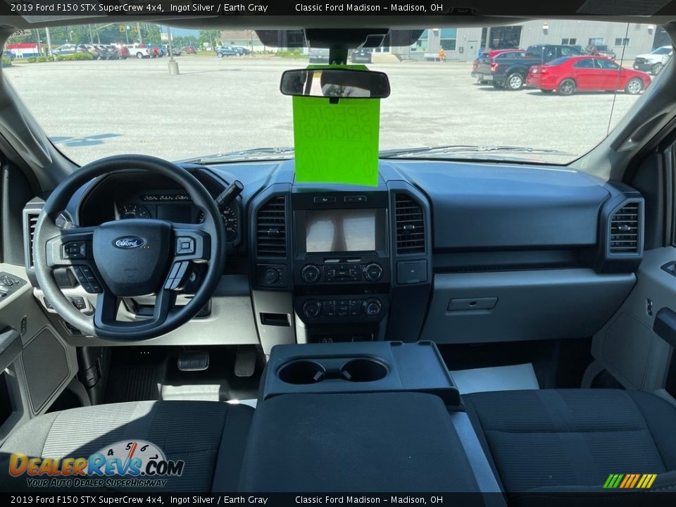 2019 Ford F150 STX SuperCrew 4x4 Ingot Silver / Earth Gray Photo #10