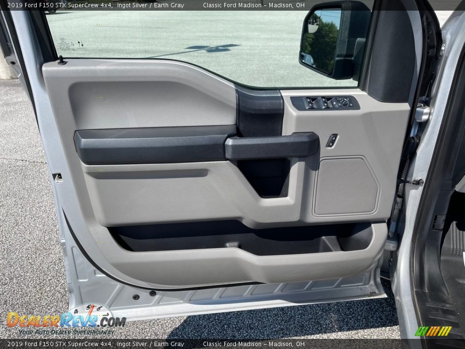 2019 Ford F150 STX SuperCrew 4x4 Ingot Silver / Earth Gray Photo #12