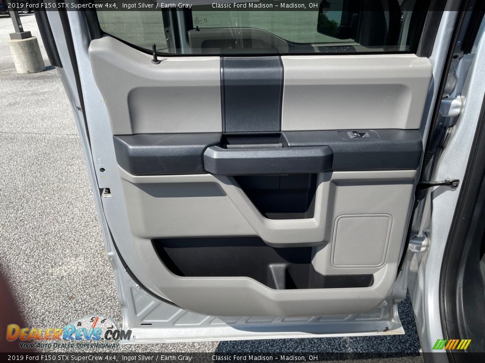 2019 Ford F150 STX SuperCrew 4x4 Ingot Silver / Earth Gray Photo #14
