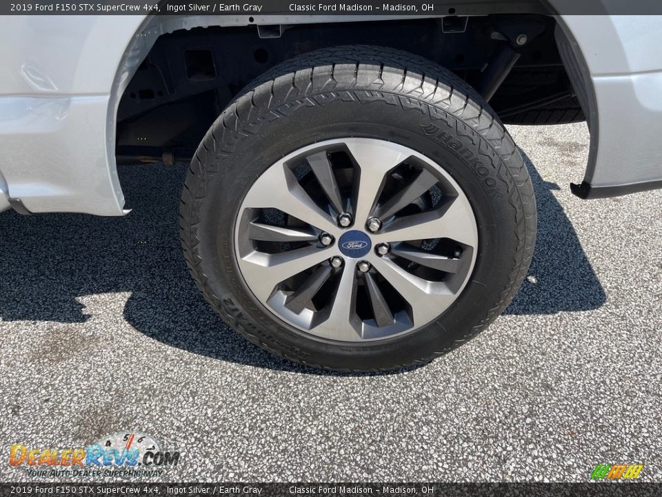 2019 Ford F150 STX SuperCrew 4x4 Ingot Silver / Earth Gray Photo #15