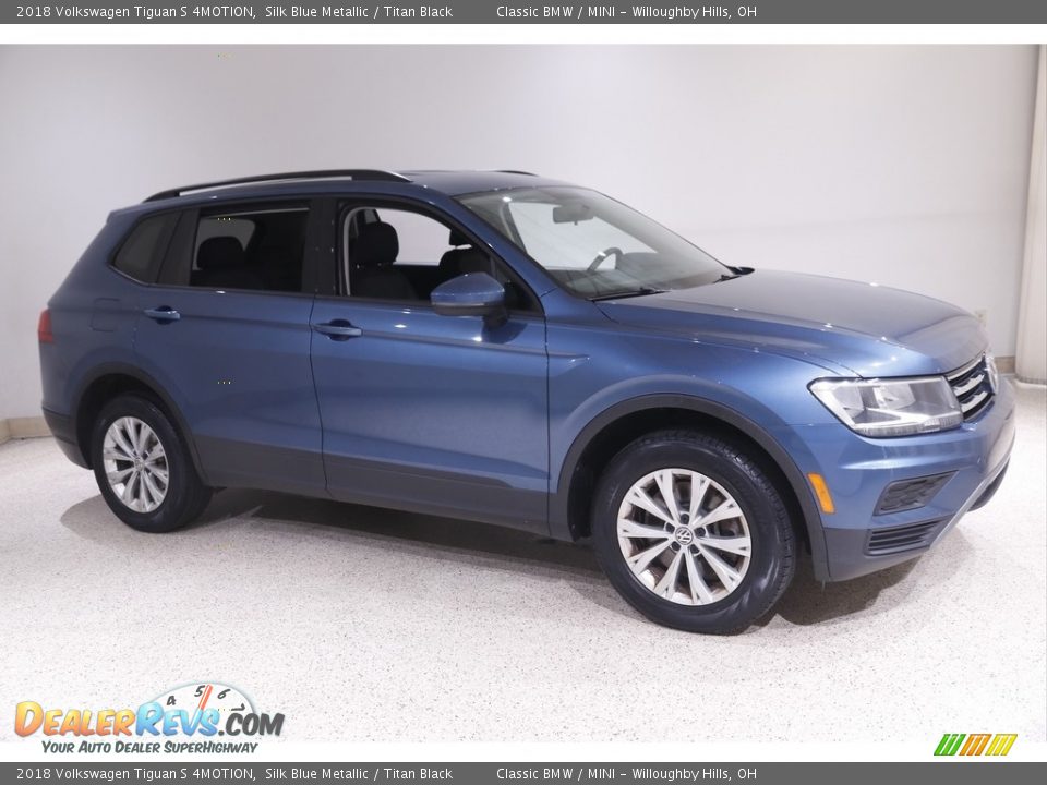 2018 Volkswagen Tiguan S 4MOTION Silk Blue Metallic / Titan Black Photo #1