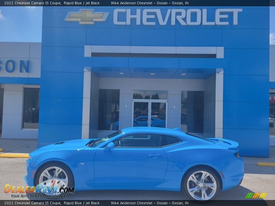 2022 Chevrolet Camaro SS Coupe Rapid Blue / Jet Black Photo #1