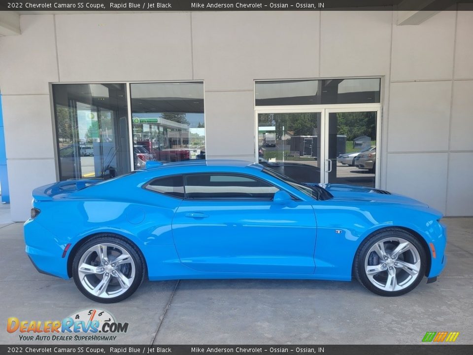 Rapid Blue 2022 Chevrolet Camaro SS Coupe Photo #3