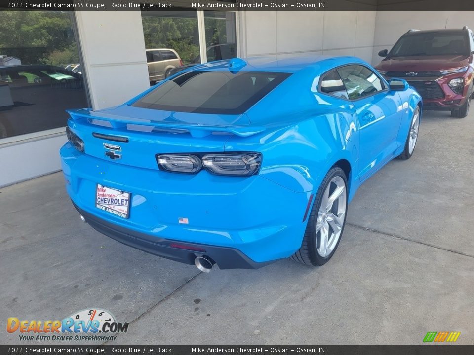 2022 Chevrolet Camaro SS Coupe Rapid Blue / Jet Black Photo #4