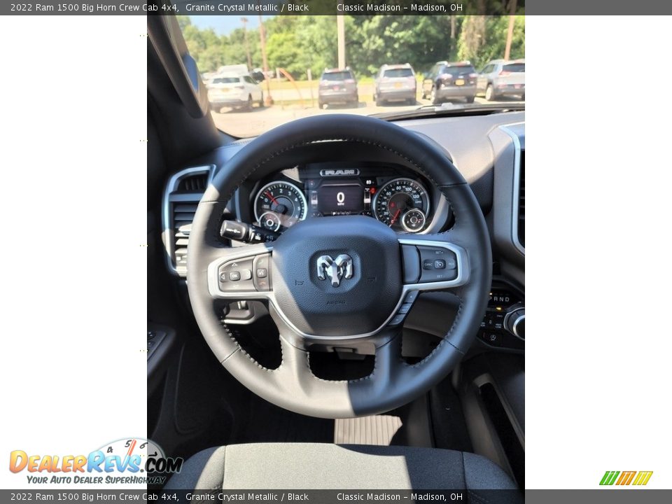 2022 Ram 1500 Big Horn Crew Cab 4x4 Granite Crystal Metallic / Black Photo #5