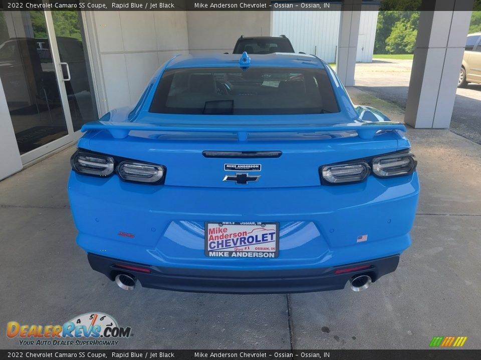 2022 Chevrolet Camaro SS Coupe Rapid Blue / Jet Black Photo #5