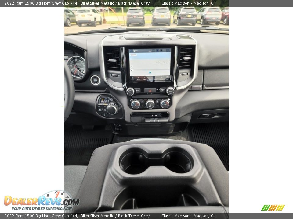 2022 Ram 1500 Big Horn Crew Cab 4x4 Billet Silver Metallic / Black/Diesel Gray Photo #6