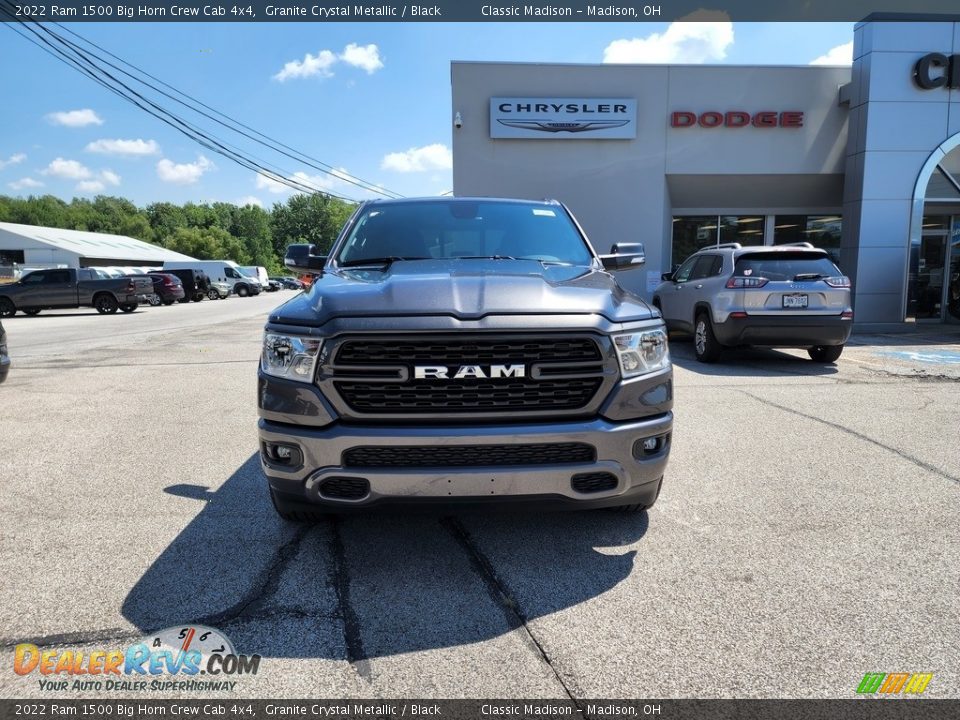 2022 Ram 1500 Big Horn Crew Cab 4x4 Granite Crystal Metallic / Black Photo #7