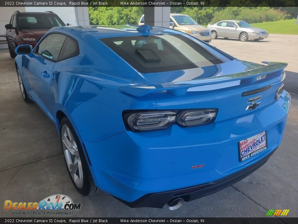 2022 Chevrolet Camaro SS Coupe Rapid Blue / Jet Black Photo #6