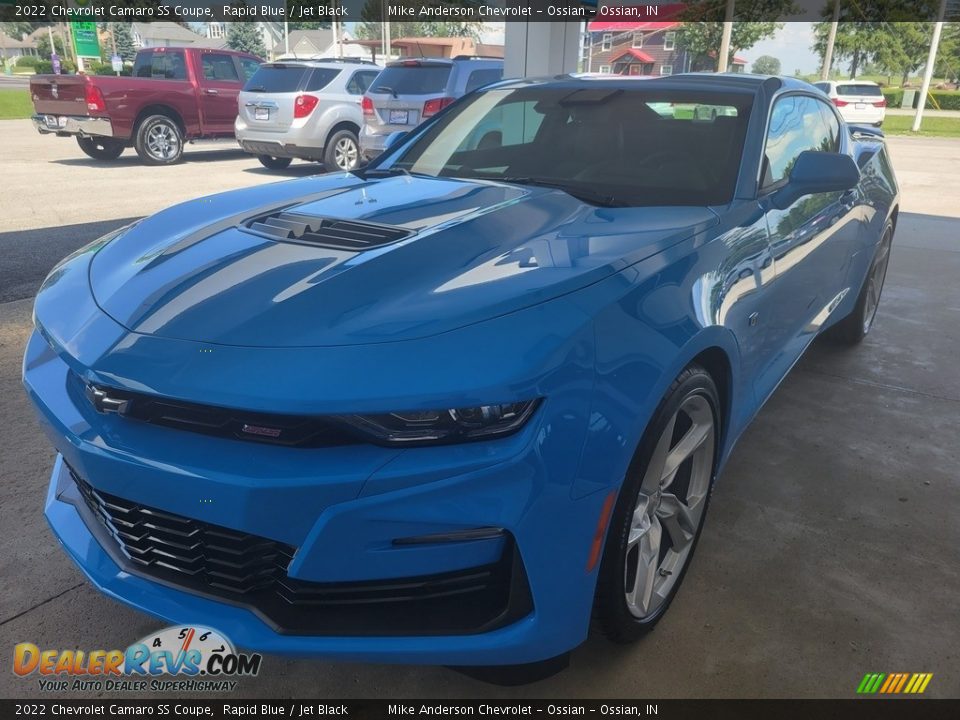 Rapid Blue 2022 Chevrolet Camaro SS Coupe Photo #7