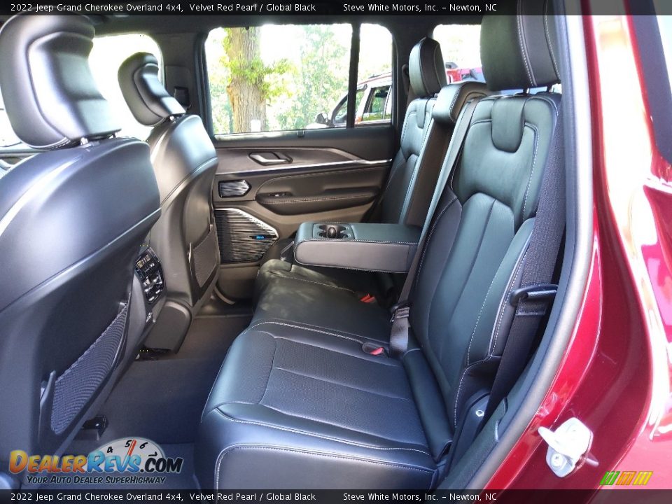 Rear Seat of 2022 Jeep Grand Cherokee Overland 4x4 Photo #12