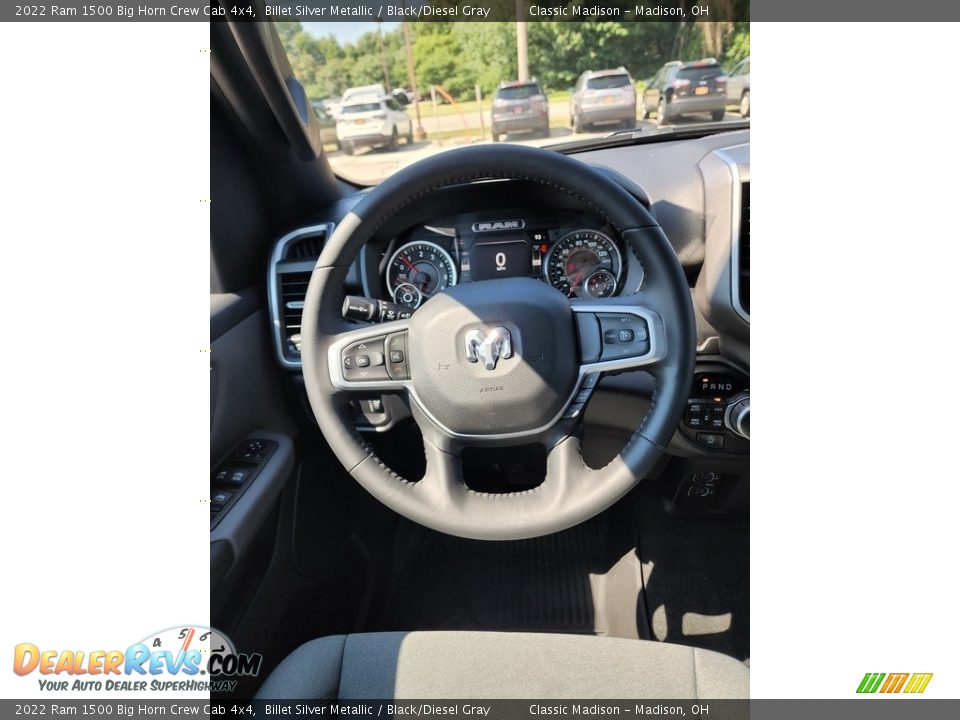 2022 Ram 1500 Big Horn Crew Cab 4x4 Billet Silver Metallic / Black/Diesel Gray Photo #5