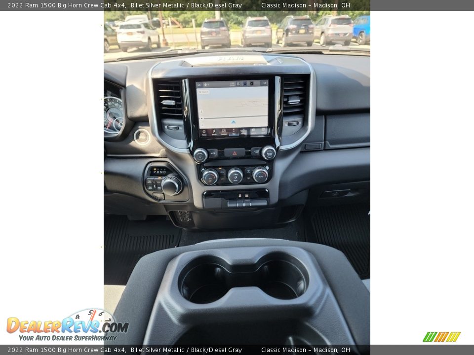 2022 Ram 1500 Big Horn Crew Cab 4x4 Billet Silver Metallic / Black/Diesel Gray Photo #6