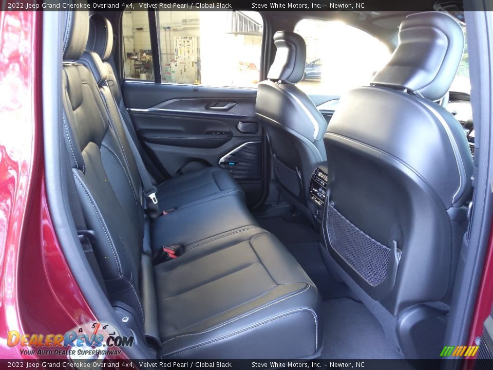 Rear Seat of 2022 Jeep Grand Cherokee Overland 4x4 Photo #16