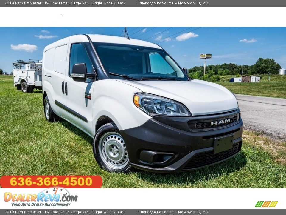 2019 Ram ProMaster City Tradesman Cargo Van Bright White / Black Photo #1