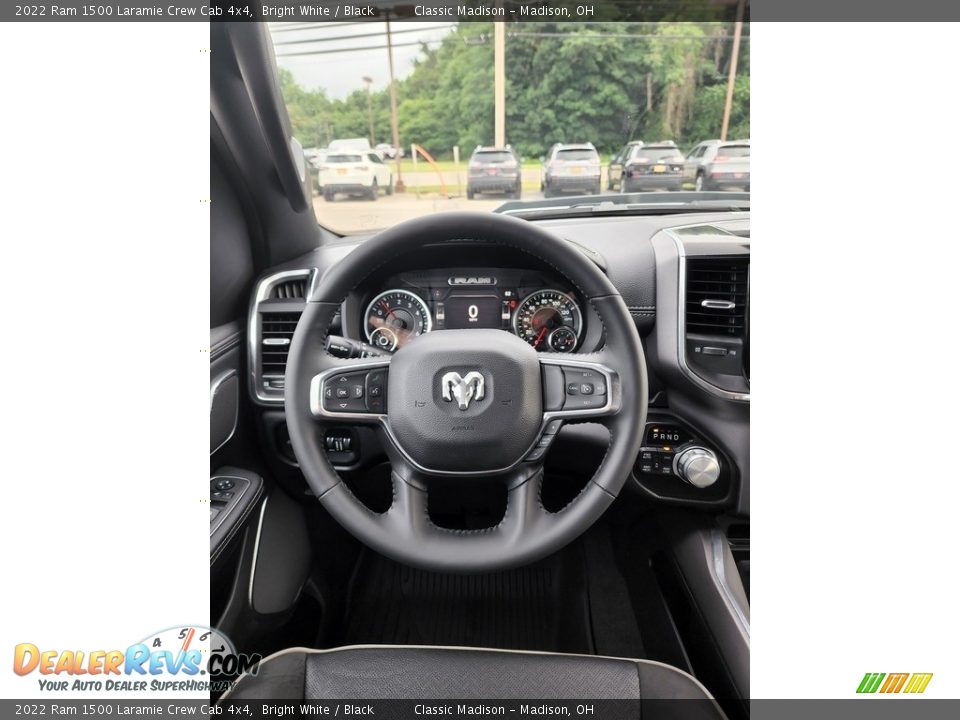 2022 Ram 1500 Laramie Crew Cab 4x4 Bright White / Black Photo #5