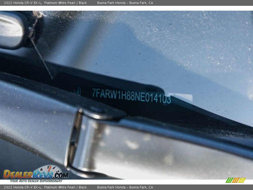 2022 Honda CR-V EX-L Platinum White Pearl / Black Photo #36