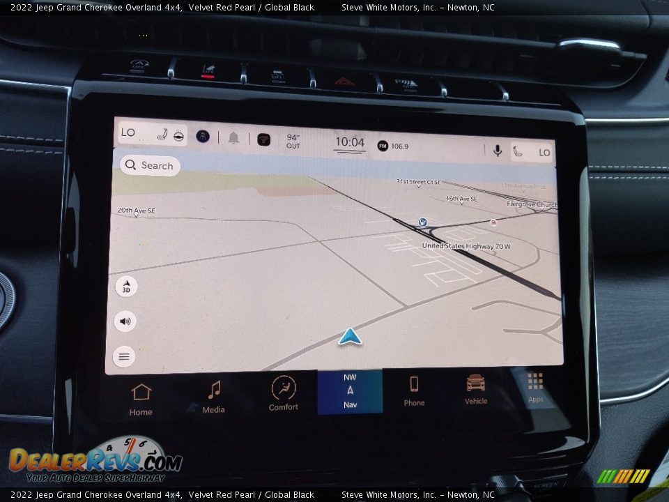 Navigation of 2022 Jeep Grand Cherokee Overland 4x4 Photo #23