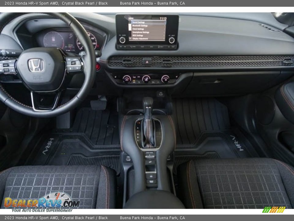 Black Interior - 2023 Honda HR-V Sport AWD Photo #19