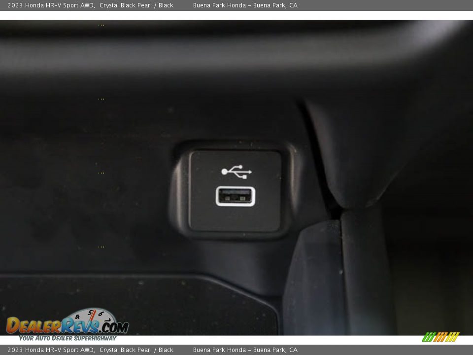 2023 Honda HR-V Sport AWD Crystal Black Pearl / Black Photo #25