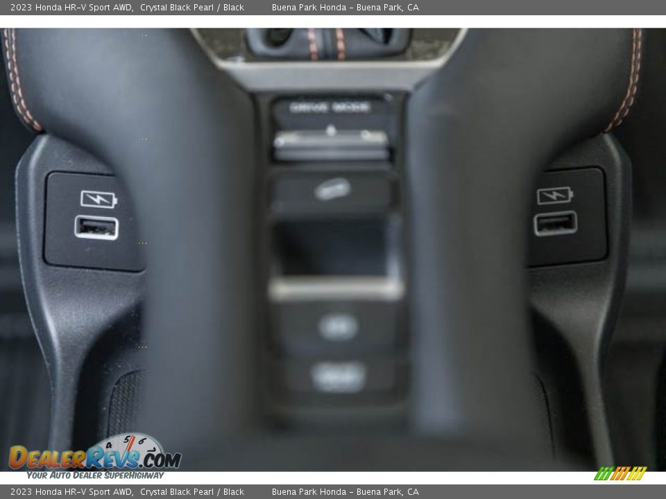 2023 Honda HR-V Sport AWD Crystal Black Pearl / Black Photo #33