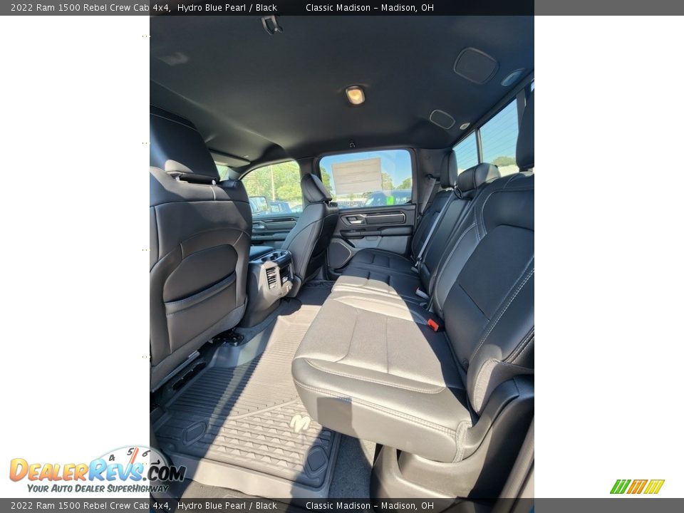 2022 Ram 1500 Rebel Crew Cab 4x4 Hydro Blue Pearl / Black Photo #3