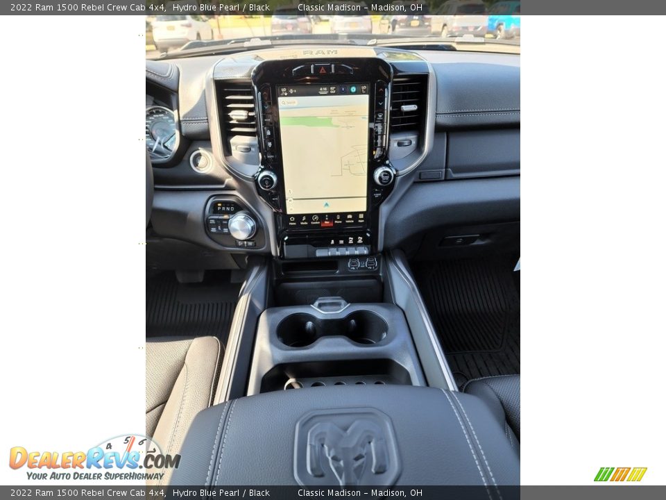 2022 Ram 1500 Rebel Crew Cab 4x4 Hydro Blue Pearl / Black Photo #6