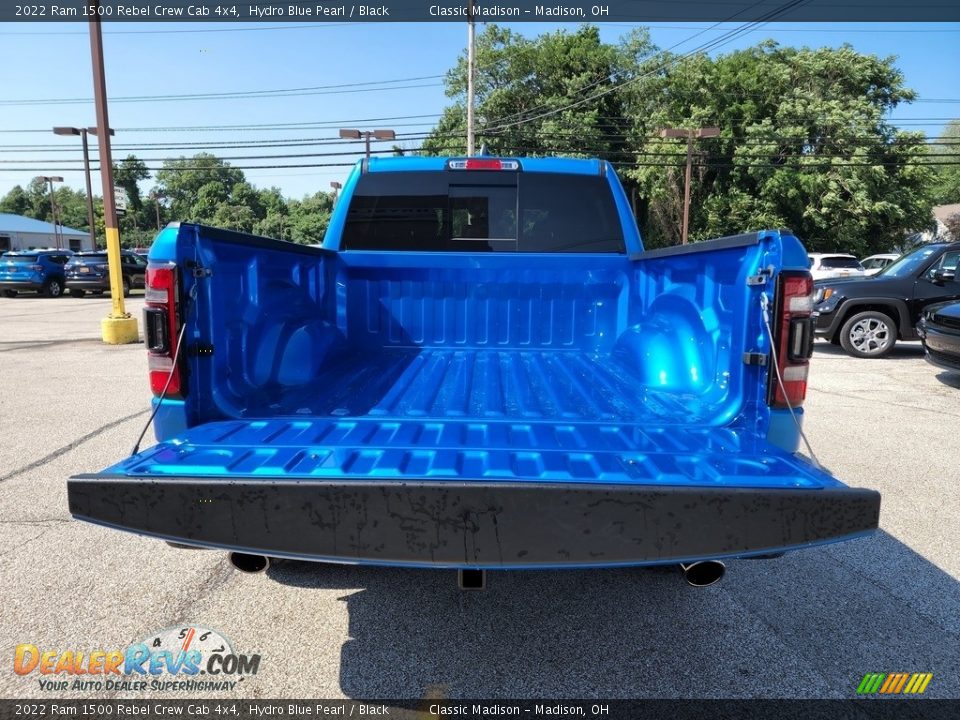 2022 Ram 1500 Rebel Crew Cab 4x4 Hydro Blue Pearl / Black Photo #11